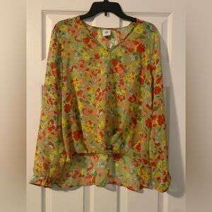 CAbi 6503 Playground Floral Blouse